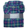 Lauren Ralph Lauren womens black label plaid tartan pajama set in black and red