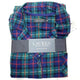 Lauren Ralph Lauren Womens Sleepwear Pajama Set Black Label Plaid Tartan