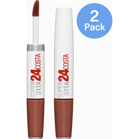 Maybelline SuperStay 24 Color Lipstick 2 Pack New