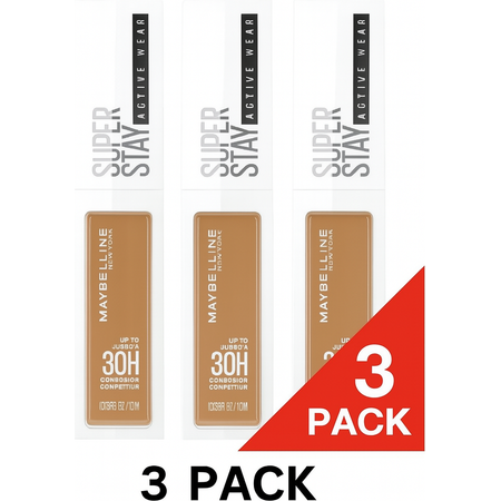 Maybelline Super Stay 30H Concealer 10ml 3 Pack New Sealed