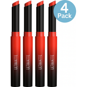 Maybelline Ultimatte Slim Lipstick 4-pack matte finish tubes