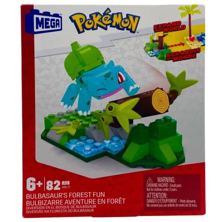 Mega Pokémon Bulbasaur’s Forest Fun 82pcs – 1 Pack – New