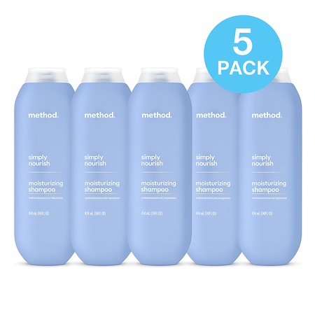 Method Simply Nourish Moisturizing Shampoo 414ml 5 Pack New 1