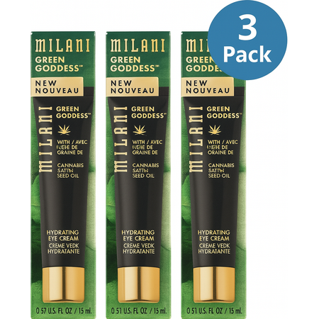 Milani Green Goddess Hydrating Eye Cream 15ml 3 Pack New 1
