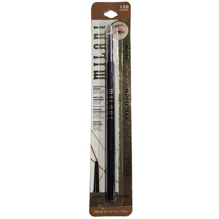 Milani Precision Brow Pencil 120 Caramel - Waterproof eyebrow pencil for defined brows