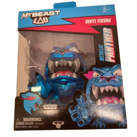 MrBeast Lab Metallic Panther Vinyl Figure 1 Pack New