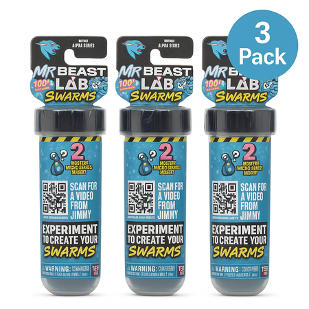 MrBeast Lab Swarms Test Tube Micro Beasts 3 Pack New
