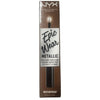 NYX Epic Wear Metallic Waterproof Liquid Eyeliner in Bronze shade, 3.5mL bottle