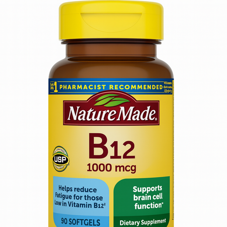 Nature Made B12 1000 mcg 90 Softgels 1 Pack New