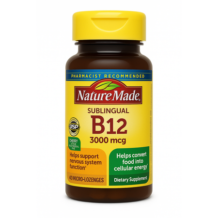 Nature Made B12 3000 mcg 40 Ct 1 Pack New