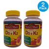 Nature Made D3 K2 5000 IU gummies bottle with supplement facts label