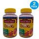 Nature Made D3 + K2 Gummies 5000 IU 50 Ct 2 Pack New Exp 04/2027