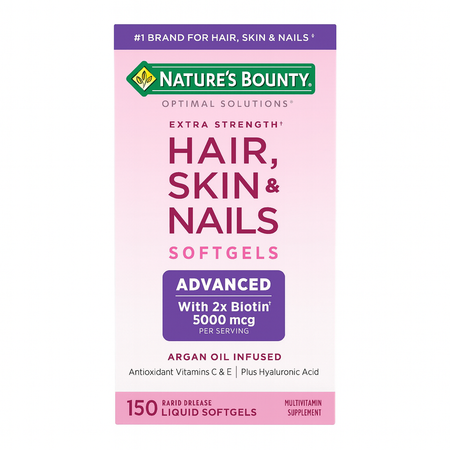 Nature’s Bounty Hair Skin & Nails Softgels 150ct 1 Pack New EXP 01/2026