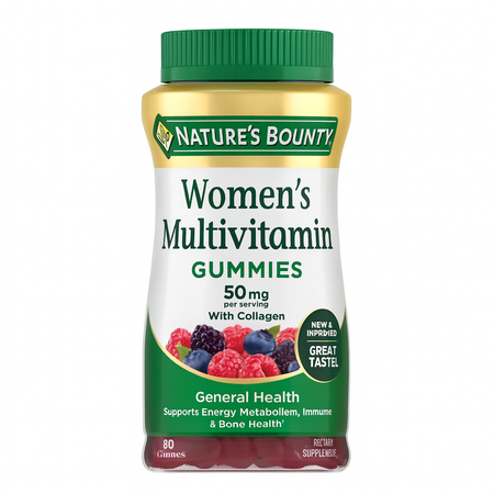 Nature's Bounty Women's Multivitamin Gummies 90ct 1 Pack New