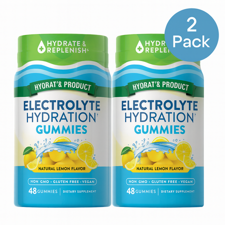 Nature's Product Electrolyte Hydration Gummies 48ct 2 Pack New
