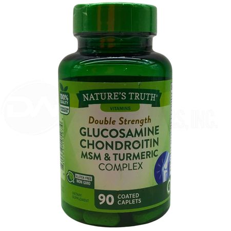 Nature’s Truth Glucosamine Chondroitin MSM & Turmeric Complex 90 Caplets New