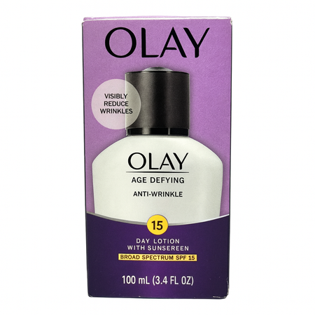 Olay Age Defying Anti-Wrinkle Day Lotion SPF 15 3.4oz 1 Pack New