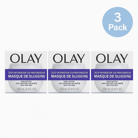Olay Deep Hydration Slugging Mask 3.4oz 3 Pack New