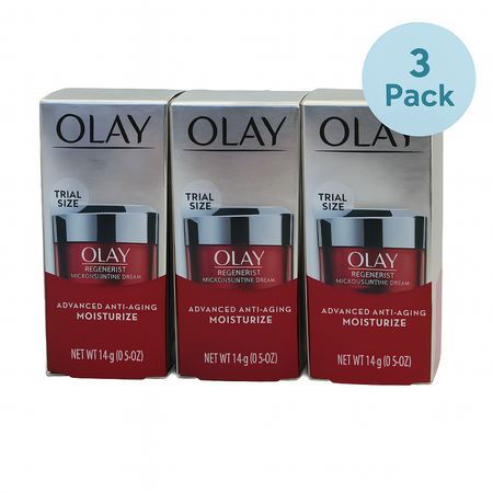 Olay Regenerist Cream 0.5 oz 3 Pack Trial Size Anti-Aging - New