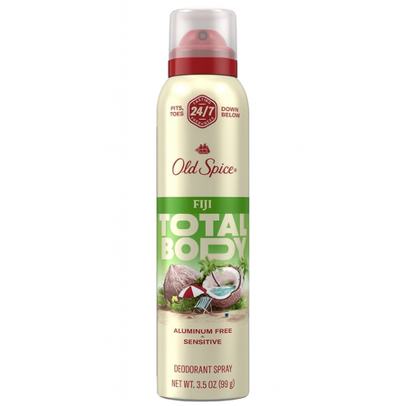 Old Spice Fiji Total Body Deodorant Spray 3.5 oz 1 Pack New 1