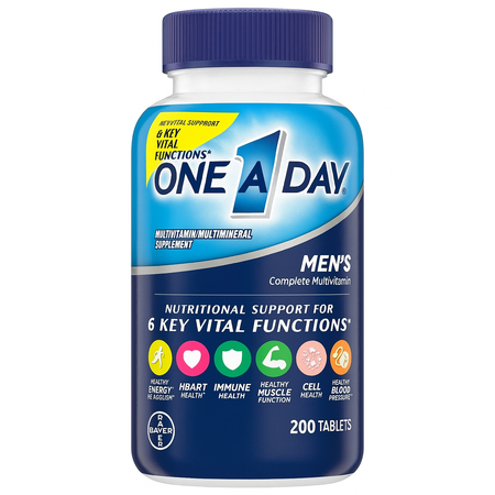 One A Day Men's Multivitamin 200 Tablets 1 Pack New EXP 03/2026
