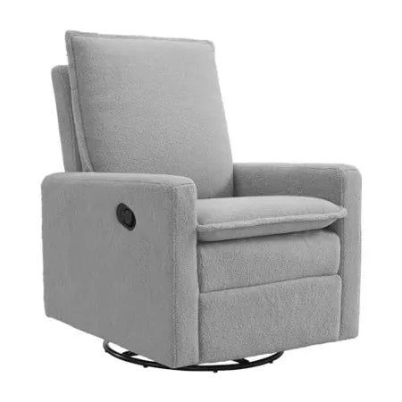 Oxford Baby Uptown Glider Recliner Nursery Chair - Boucle, Koala Gray, 29"L x 25