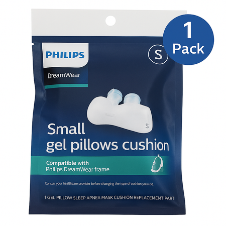 Philips DreamWear Small Gel Pillows Cushion - 1 Pack - New