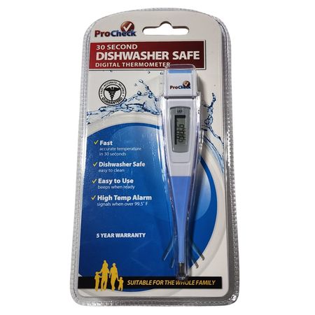 ProCheck Digital Thermometer Dishwasher Safe 30s – 1 Pack New