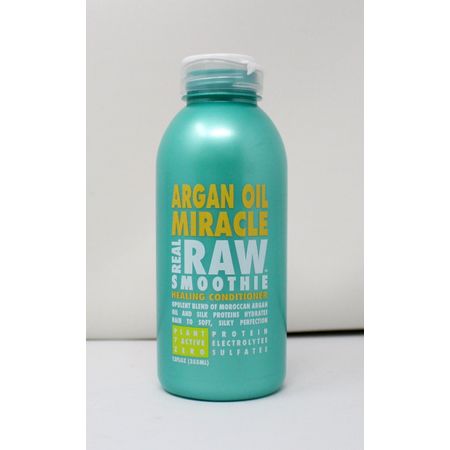 Real Raw Shampoothie Argan Oil Miracle Healing Conditioner 12 Ounce