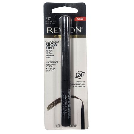 Revlon ColorStay Brow Tint 710 Dark Brown 0.06oz - 1 Pack - New