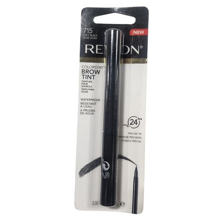 Revlon ColorStay Brow Tint 715 Soft Black 0.06oz - 1 Pack - New