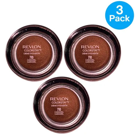Revlon ColorStay Crème Eyeshadow 710 Caramel 0.12oz 3 Pack New