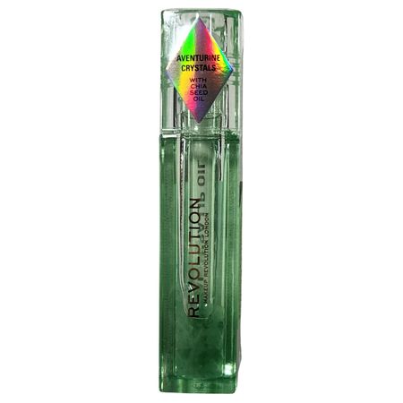 Revolution Aventurine Crystals Lip Oil with Chia Seed Oil 0.08oz - 1 Pack - New