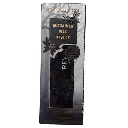 Revolution Enchanted Kiss Lipstick 0.12 oz in a rich burgundy shade, single pack