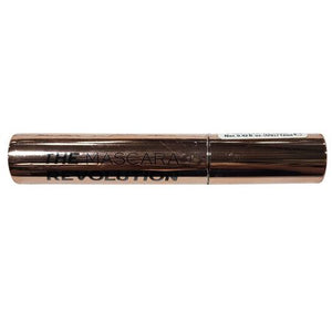 Revolution The Mascara Black 0.42oz product packaging and brush applicator for volumizing lashes