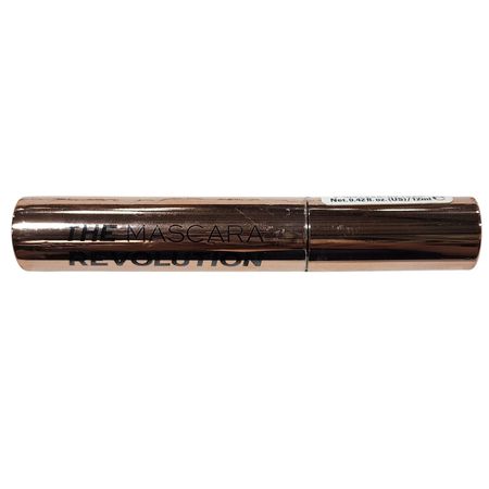 Revolution The Mascara Black 0.42oz product packaging and brush applicator for volumizing lashes