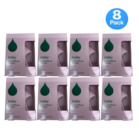 Safely Scent Diffuser Warmer Plug-In 360 Release Compatible Refills 8 Pack New