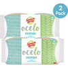 Scotch-Brite Ocelo Everyday Scrub Sponges yellow and blue 2 pack for kitchen cleaning