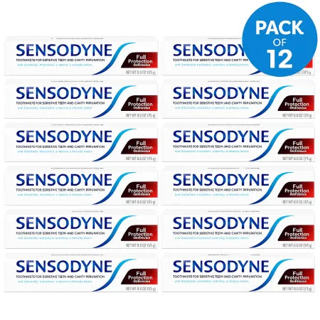 Sensodyne Full Protection Plus Whitening Toothpaste 4 oz Each 12 PACK (EXP 2-27)