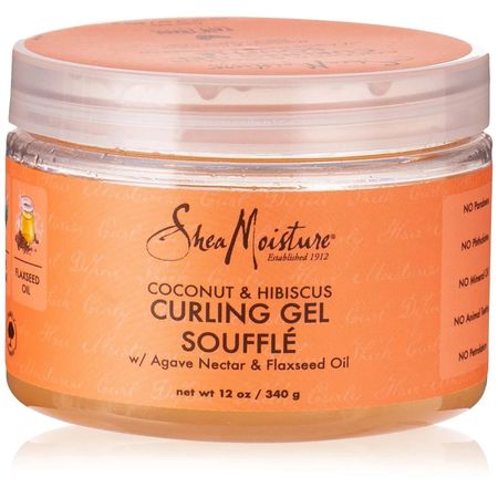 SheaMoisture Coconut & Hibiscus Curling Gel Soufflé 12 oz 1 Pack New