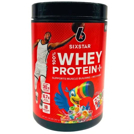 Six Star 100% Whey Protein Plus Kellogg’s Froot Loops Flavor 1.81 lb – (821 g)