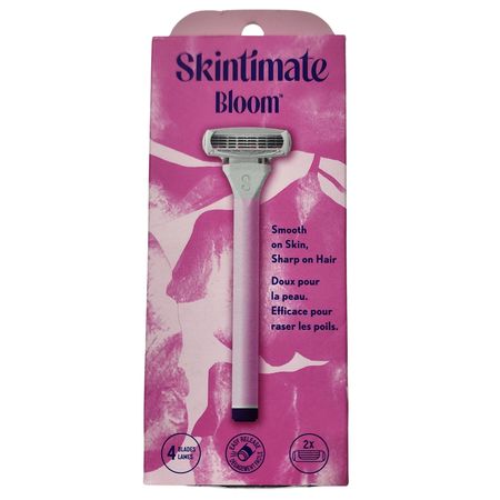 Skintimate Bloom Razor 4 Blades - 1 Pack - New