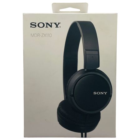 Sony MDR-ZX110 Stereo Headphones Black 1 Pack New