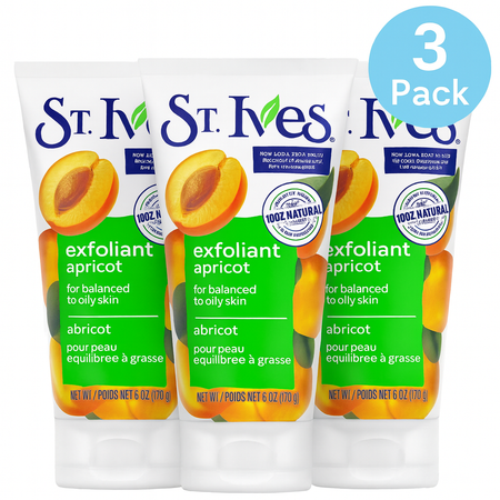 St. Ives Apricot Exfoliant 6oz (3 Pack) New