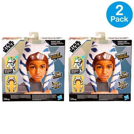 Star Wars Ahsoka Tano Electronic Mask Role Play Toy 2 Pack New