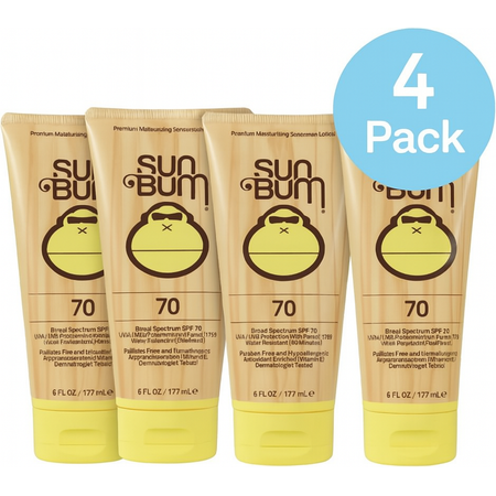 Sun Bum SPF 70 Sunscreen Lotion 6oz - 4 Pack - New