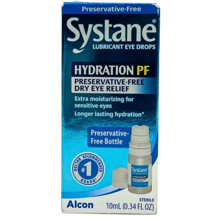Systane Hydration PF Preservative-Free Lubricant Eye Drops 10mL 07/2026 New