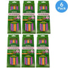 Ticonderoga #2 HB striped sharpened pencils 10 count 6 pack box