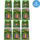 Ticonderoga #2 HB Striped Sharpened Pencils 10 Count 6 Pack New