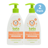 Babyganics Tots 2-in-1 Curly Shampoo and Conditioner 11oz bottles for babies and toddlers